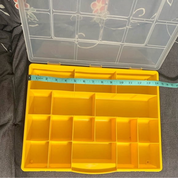 Stack-On 17 Compartment Parts Storage Organizer Box with Removable Divider - Picture 5 of 7